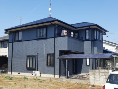 牛久市 屋根壁全面塗装